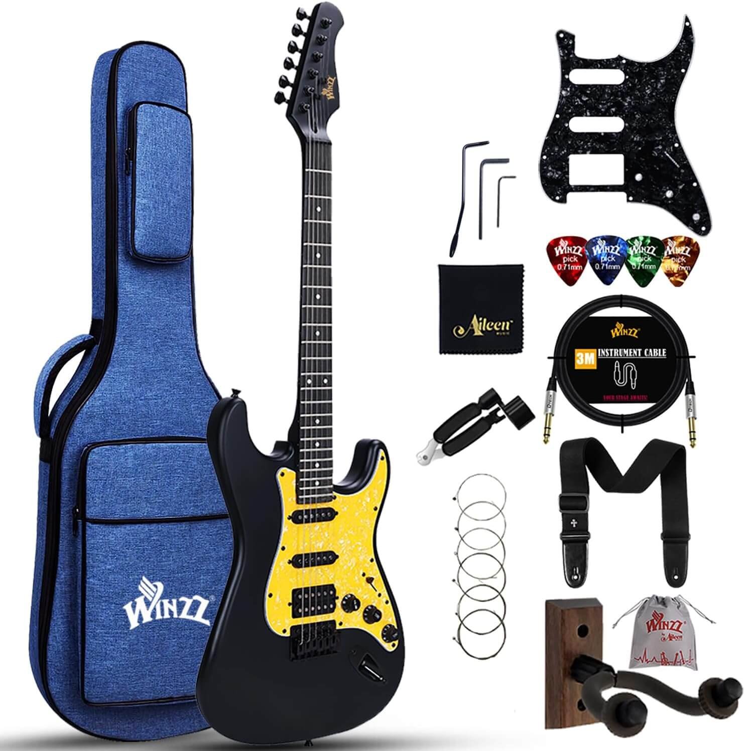The Ultimate Review: Winzz Adult Electric Guitar 4/4 Full Size Starter Pack for Beginners