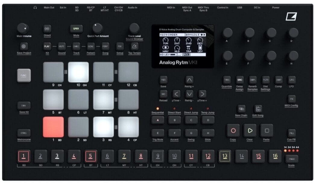 Unlock Your Creativity with the Elektron Analog Rytm MKII Drum Machine