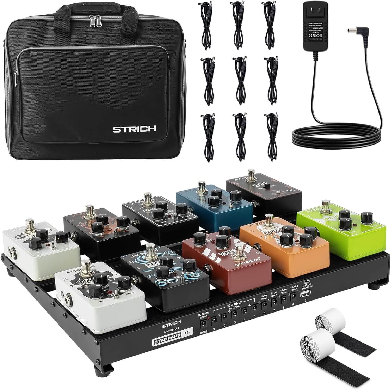 The Ultimate Guitar Pedal Board: Features and Benefits of the PB-S15 With Built-in Power Supply