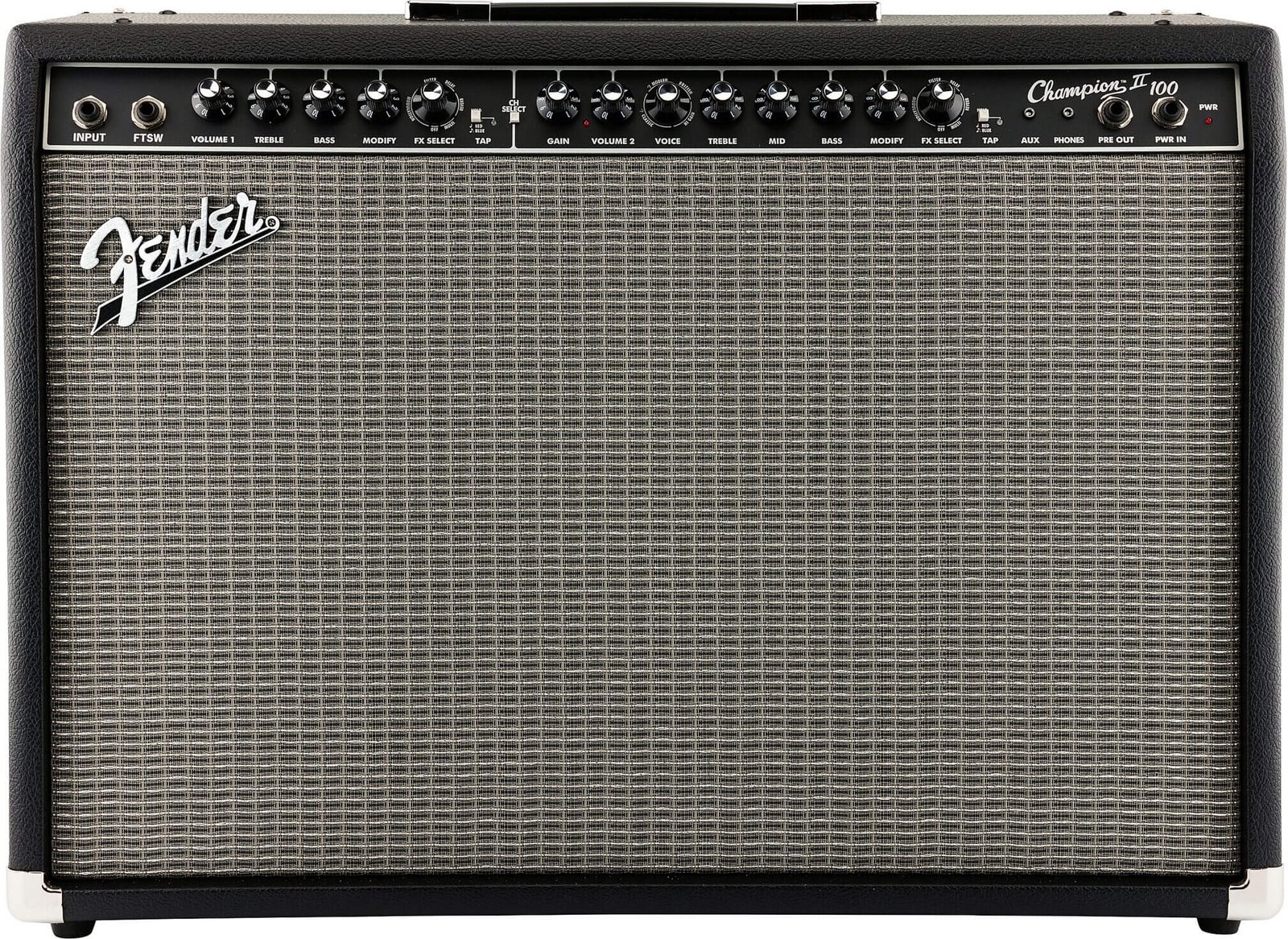 Fender Champion II 100 Guitar Combo Amplifier 2×12″, 100 Watts