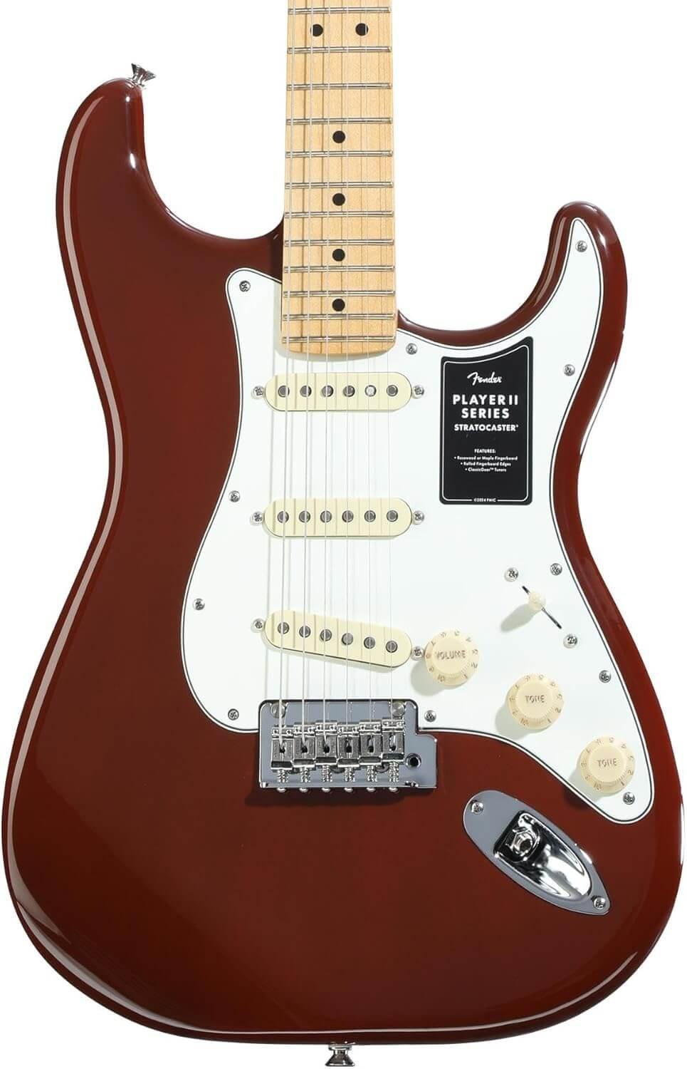 Fender Player II Stratocaster, Maple Fingerboard, Transparent Mocha Burst