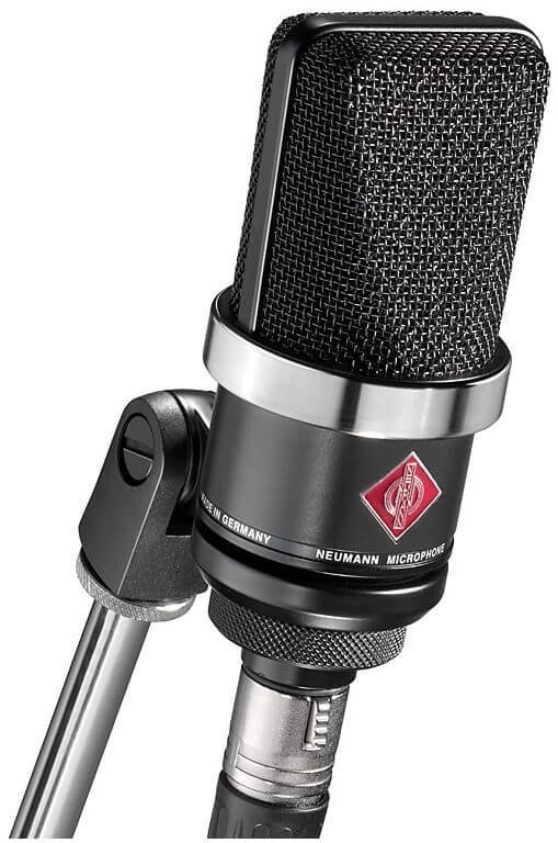 Neumann TLM 102 Studio Microphone, Black, TLM 102 BK, with Swivel Mount