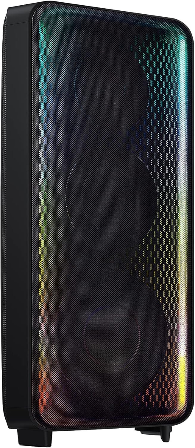 Samsung MX-ST90B Sound Tower Portable Party Speaker, 1700W Floor Standing Speaker, Bi-Directional Sound, IPX5 Water Resistant, Party Lights