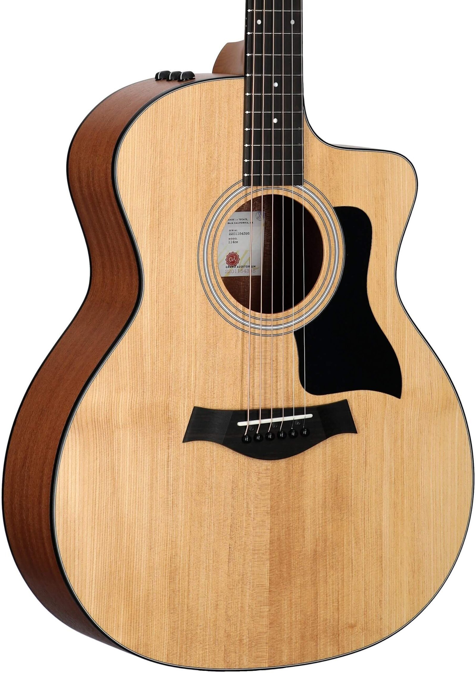 Taylor 114ce Grand Auditorium Acoustic-Electric Guitar (with Gig Bag)