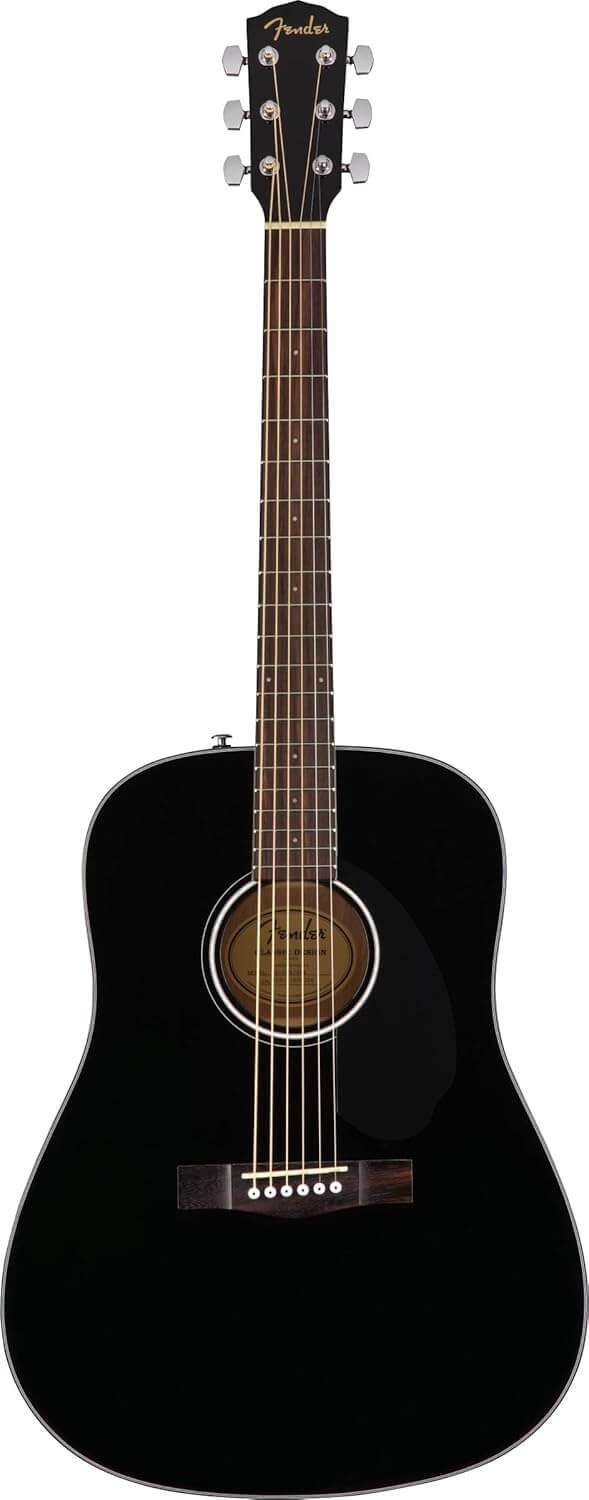 ender CD-60S Dreadnought Acoustic Guitar, with 2-Year Warranty, Black