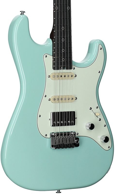 Schecter Nick Johnston HSS 10th Anniversary Traditional Electric Guitar, Atomic Green